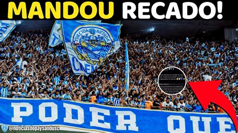 🔵⚪foi Dado O Recado Amazonas Que Se Cuide Diretor Do Paysandu