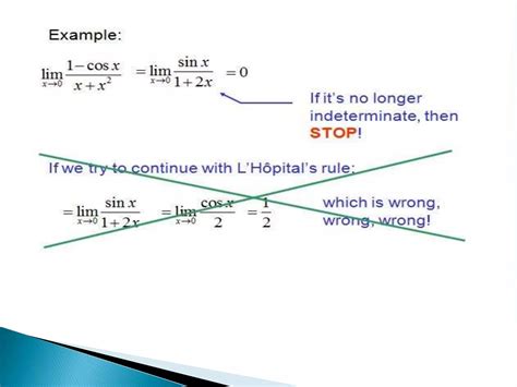 Indeterminate Forms And L Hospital Rule Ppt