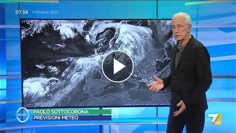 Le previsioni meteo di oggi mercoledì 11 ottobre 2023