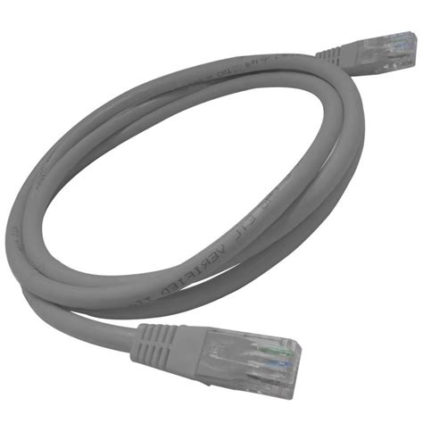 PATCH CORD CAT6 1 5M CINZA AD CONNECT Silvestre Soluções