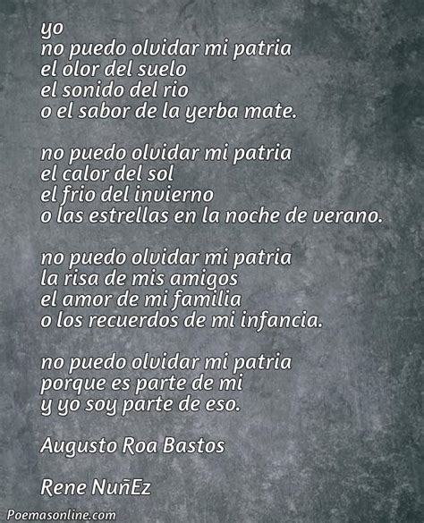 5 Mejores Poemas De Augusto Roa Bastos Poemas Online