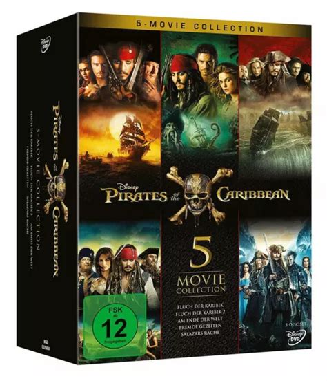 WALT DISNEY PIRATES des Caraïbes Of The Caraibes 1 5 Collection Box 6