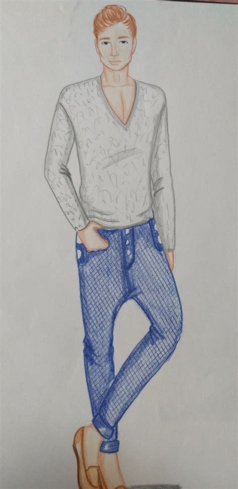 Pin By Maria Lucia Souza On Croquis De Moda Sketches Male Sketch Art