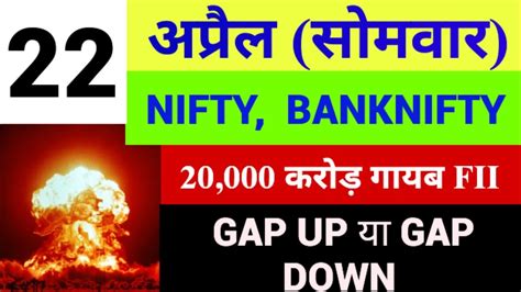 Market Prediction For Monday। Market Prediction For Tomorrow। Nifty