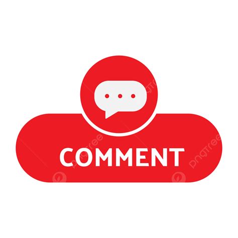 Comment Buttons For Social Media Comments Button Social Media PNG