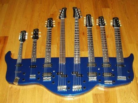 The most outrageous multi neck guitar ever? - Telecaster Guitar Forum