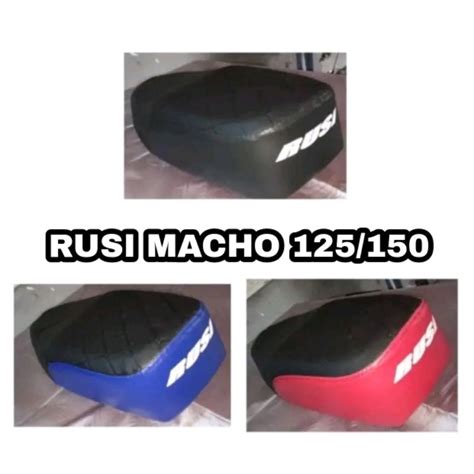 RUSI MACHO 125 150 DIAGONAL EMBOSSED DESIGN SEAT COVER Shopee Philippines