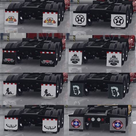 Ats Hd Mud Flaps Pack V Mods Mod F R American Truck Simulator