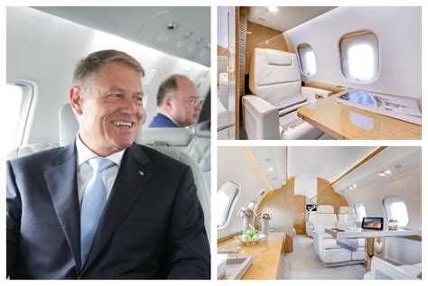 Luxul Din Avionul Nchiriat Cu Care C L Tore Te Klaus Iohannis N Jurul