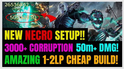 Corruption New Endgame Necromancer Build Nuke Combo