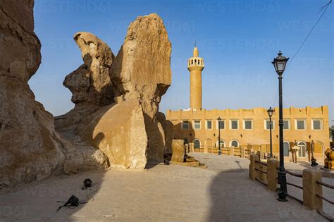 Mosque At The Al Qarah Mountain Al Ahsa Al Hasa Oasis UNESCO World