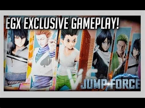 New Hisoka And Gon Gameplay Egx Jump Force Youtube