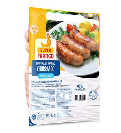 Celeiro Supermercado Linguica Frango Churrasco Super Frango 800gr