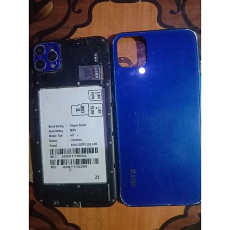 Jual Mesin Hp Mito A 37 Z3 Mesin Normal Lcd Tc Pecah Indonesia Shopee