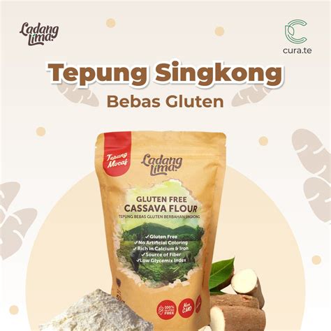 Jual LADANG LIMA TEPUNG SINGKONG SERBAGUNA 500GR GLUTEN FREE ALL