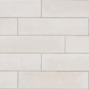 Daltile Restore 3 In X 6 In Ceramic Bevel Bright White Subway Tile 0