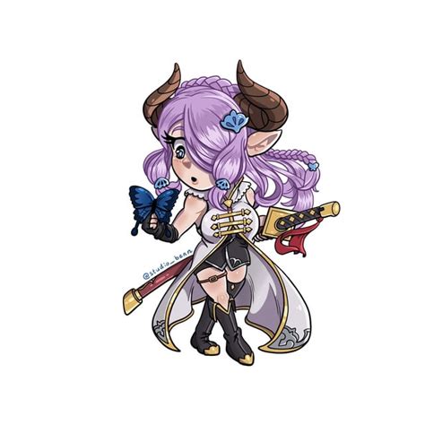 Some Chibi Stickers I Made [OC] : r/GranblueFantasyVersus