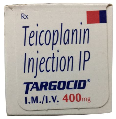 Targocid Teicoplanin Ip Injection Mg At Rs Pi In New Delhi