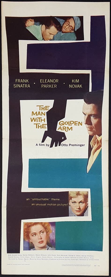 THE MAN WITH THE GOLDEN ARM (1955) Original Vintage US Insert Film ...