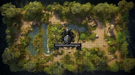 Dnd Jungle Battle Map Mega Bundle 15 Dandd Battlemaps Dungeons Etsy