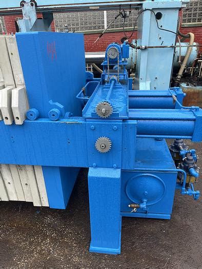 Used Cu Ft Membrane Squeeze Filter Press Mm For Sale At