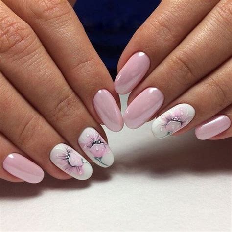 Paznokcie W Kwiaty Pomys W Na Kwiatowy Wiosenny Manicure Galeria