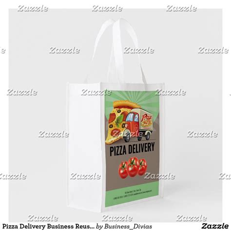 Pizza Delivery Business Reusable Bag Bags Reusable Bags Billfold