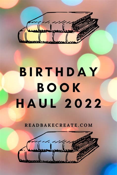 Massive Birthday Book Haul October 2022 Read Bake Create