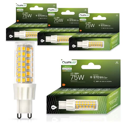 LUMILED LED žiarovky G9 Sada 4 LED diód 10W Kaufland sk