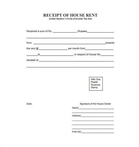 14 Free Rent Receipt Templates Ms Word Excel And Pdf Formats