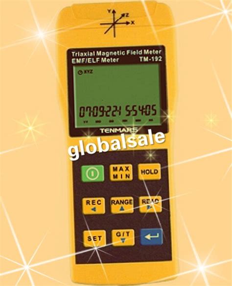 TM 192D 3 Axis EMF Electromagnetic Magnetic Field Gauss Meter Tester