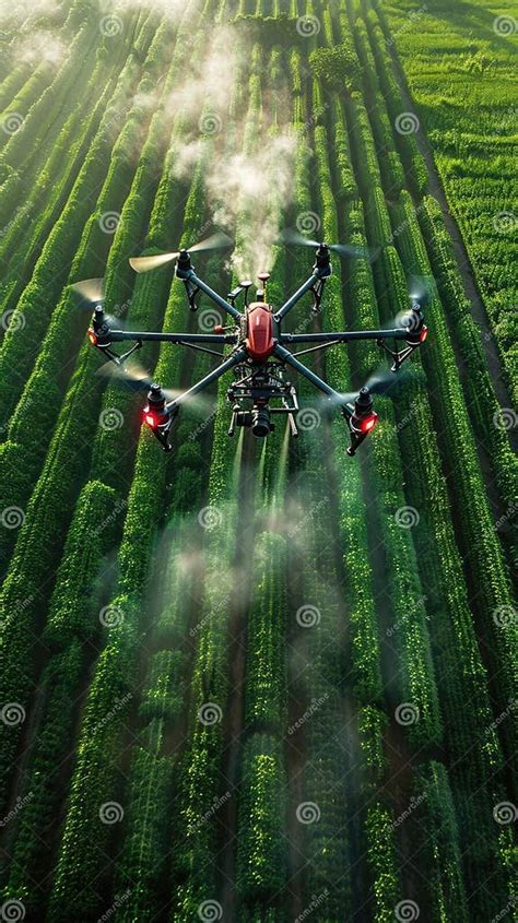 Precision Agriculture Drone Fertilizing A Field Advanced Technology