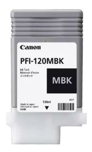 Tinta Canon Pfi 120mbk Matte Black 130ml Cuotas sin interés