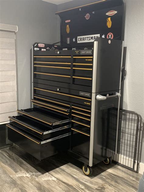 Toolbox Craftsman Proseries 52 Inch Wide 20 Drawer Tool Storage Combo