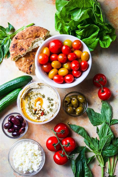 Mediterranean Hummus Salad Garden In The Kitchen