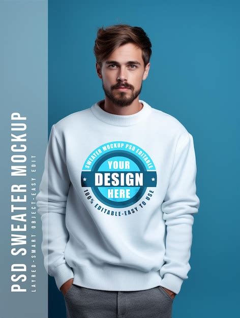 Premium PSD | Psd sweater mockup