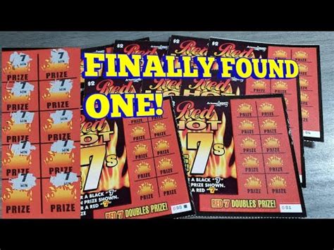 WINALL BOOM X RED HOT S ARIZONA LOTTERY SCRATCH OFF TICKETS