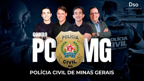 Combo Curso Pc Mg Escrivão E Investigador Polícia Civil De Minas Gerais Dso Concursos