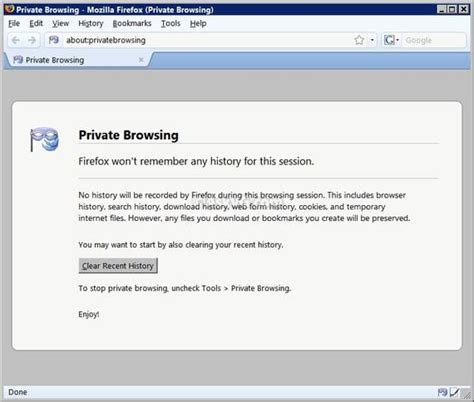 enable private browsing feature  mozilla firefox  askvg
