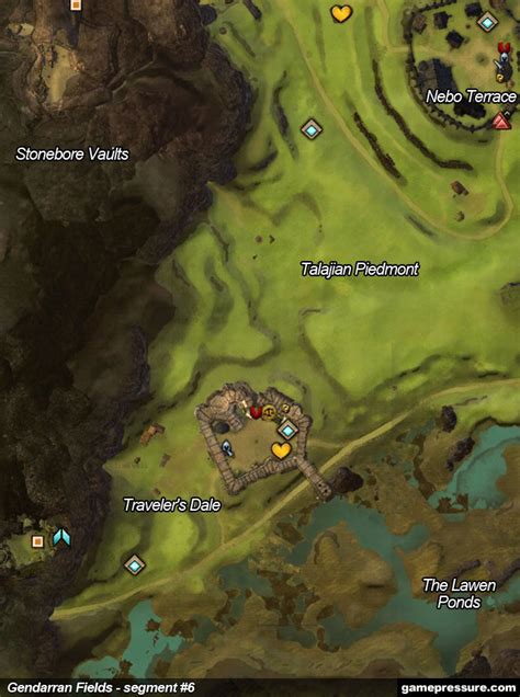 Gendarran Fields Maps Guild Wars Game Guide Gamepressure