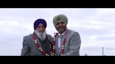 Punjabi Wedding Milni Ceremony Hark Harvir Youtube