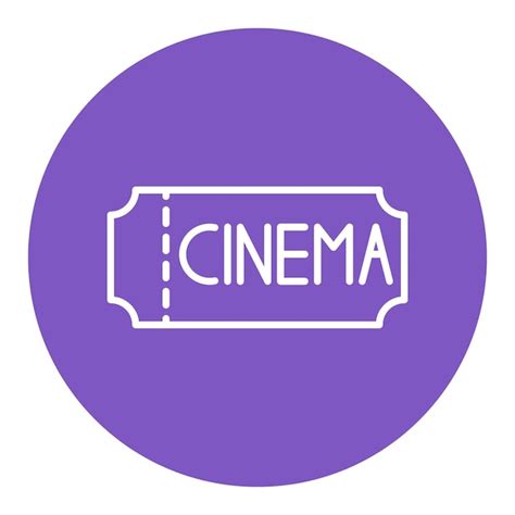 Premium Vector Cinema Ticket Vector Illustration