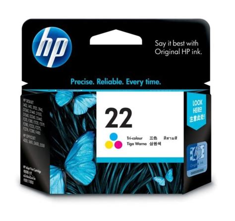 HP 22 Tri Color Original Ink Cartridge C9352AA Shop HP India