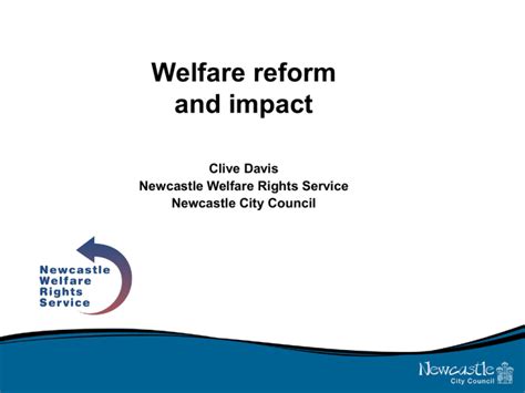 Welfare reform presentation