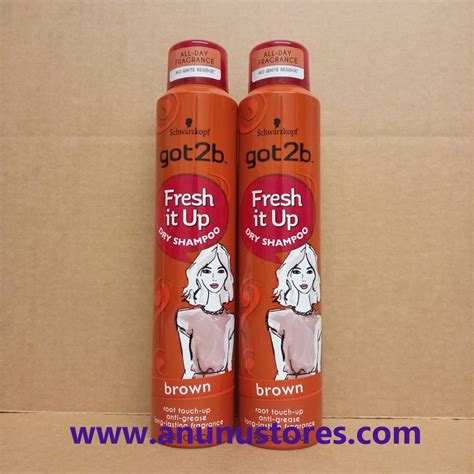 Schwarzkopf Got2b Fresh It Up Dry Shampoo Sweet Choco 2 X 200ml