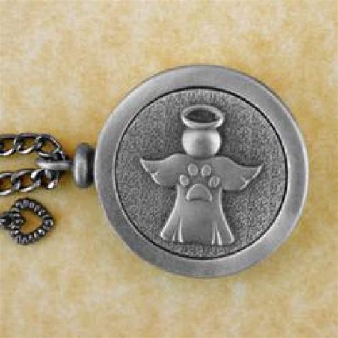 Angel Paws Pet Memory Cremation Medallion