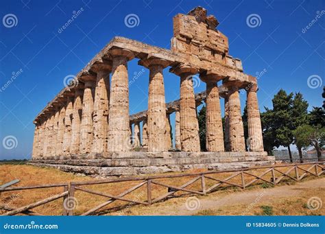 Paestum Italy Royalty Free Stock Photography Cartoondealer