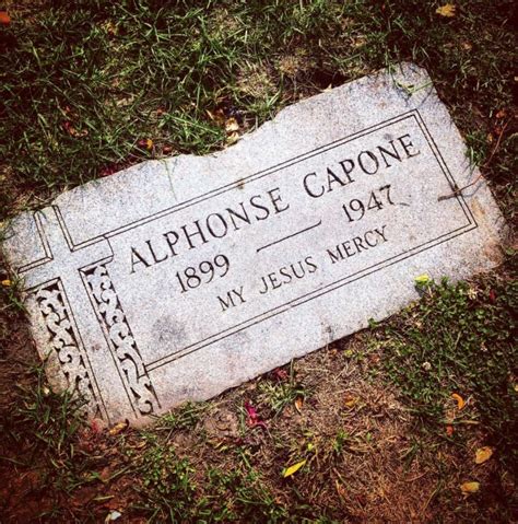 Al Capones Grave At Mount Carmel Cemetery