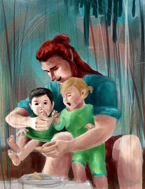 Maedhros And Baby Celegorm And Caranthir Tolkien Art Tolkien Elves