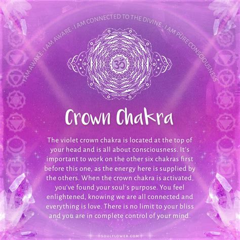 Chakra Chart Meanings - Soul Flower Blog